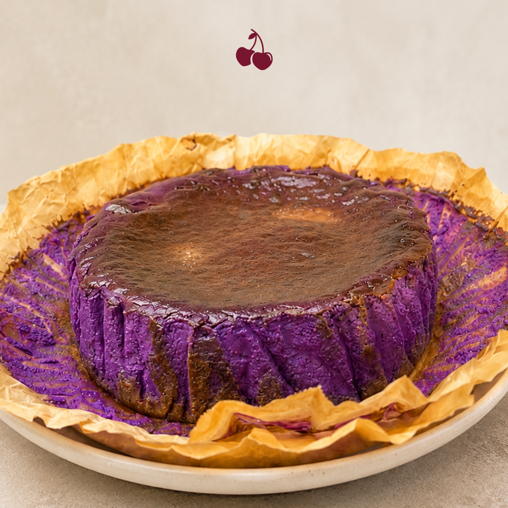 Ube Basque Tarta De Queso